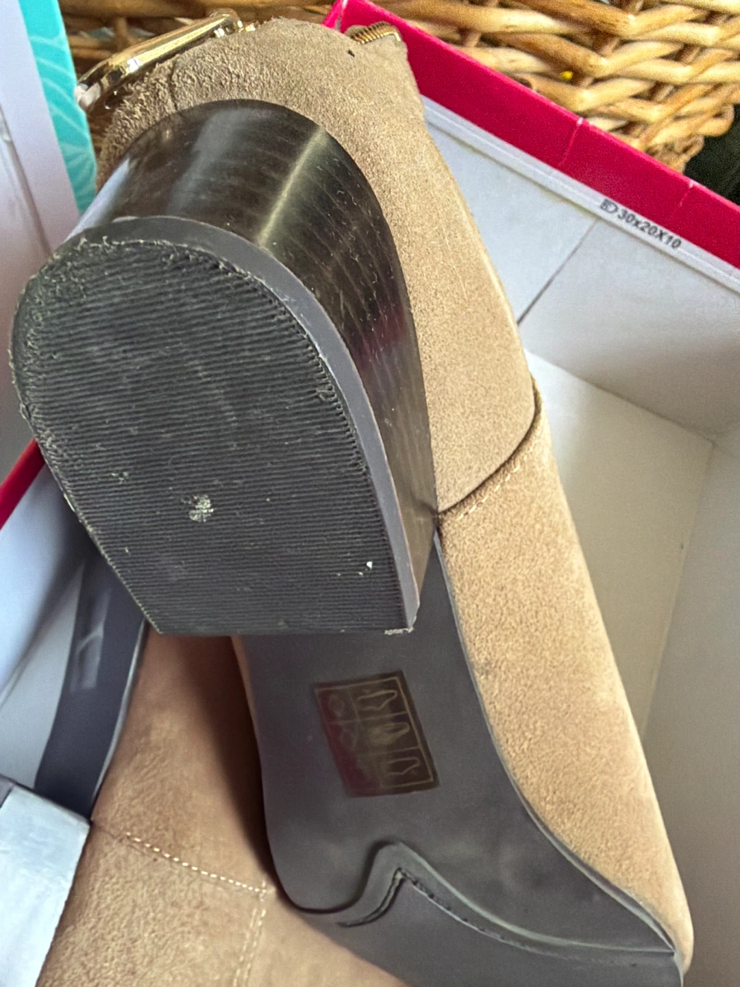 Brown Suede Ankle Boots - photo 3