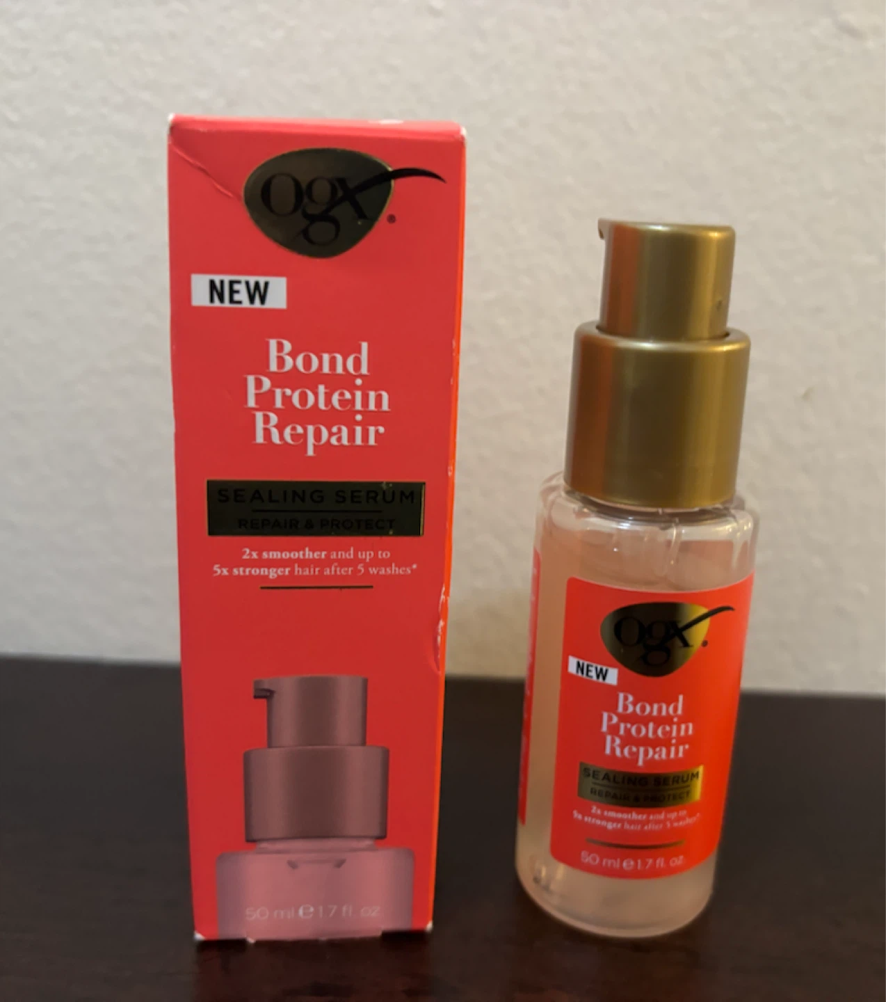 NEW-OGX Bond Protein Repair Sealing Serum 1.7 fl oz