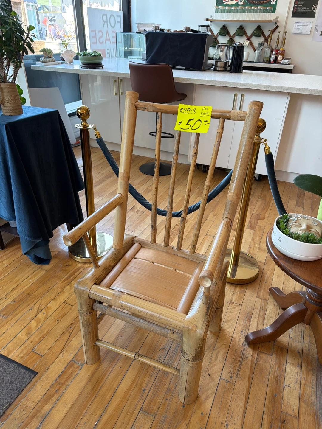 2 Bamboo Chairs