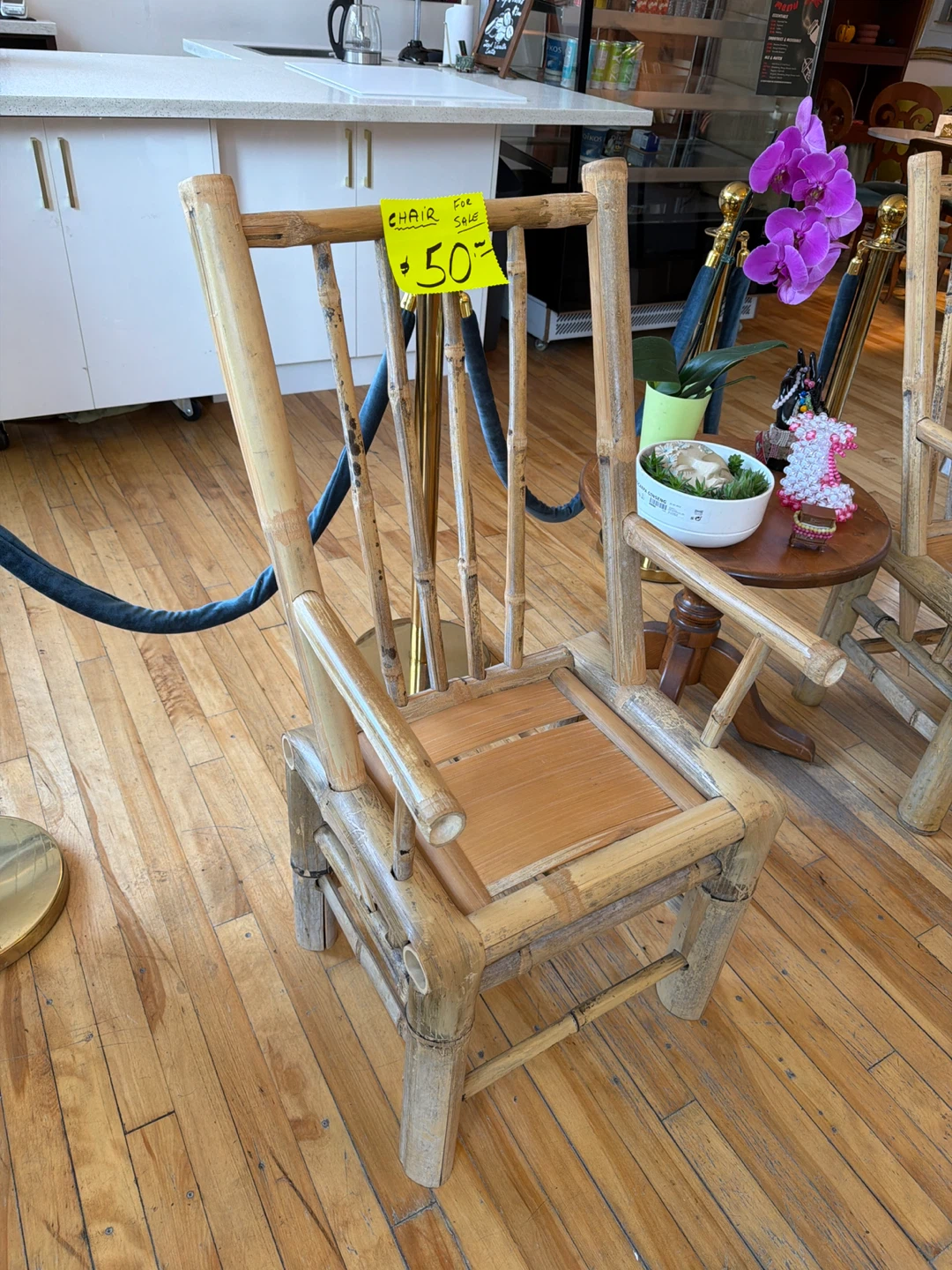 2 Bamboo Chairs - photo 2