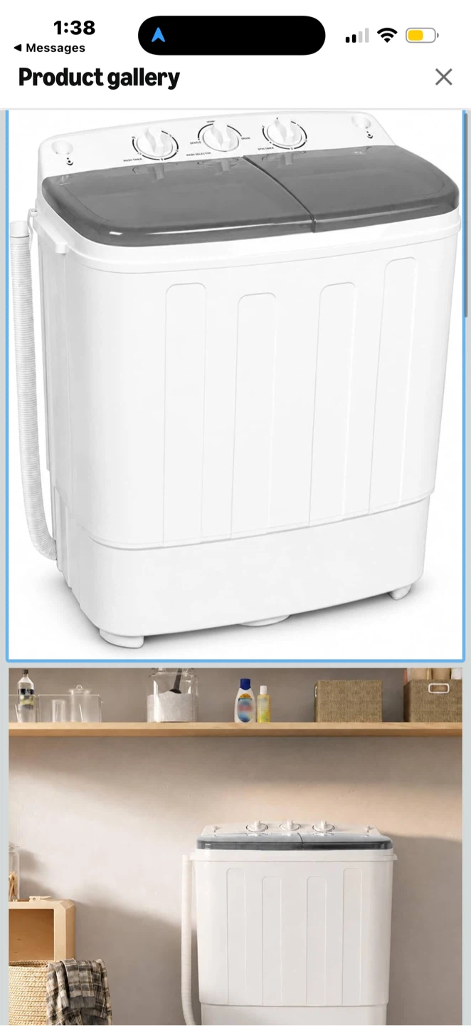 Portable Twin Tub Washing Machine & Dryer - photo 3