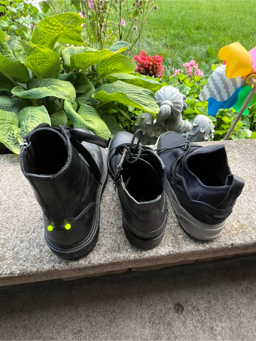 Assorted Black and White Footwear - photo 3