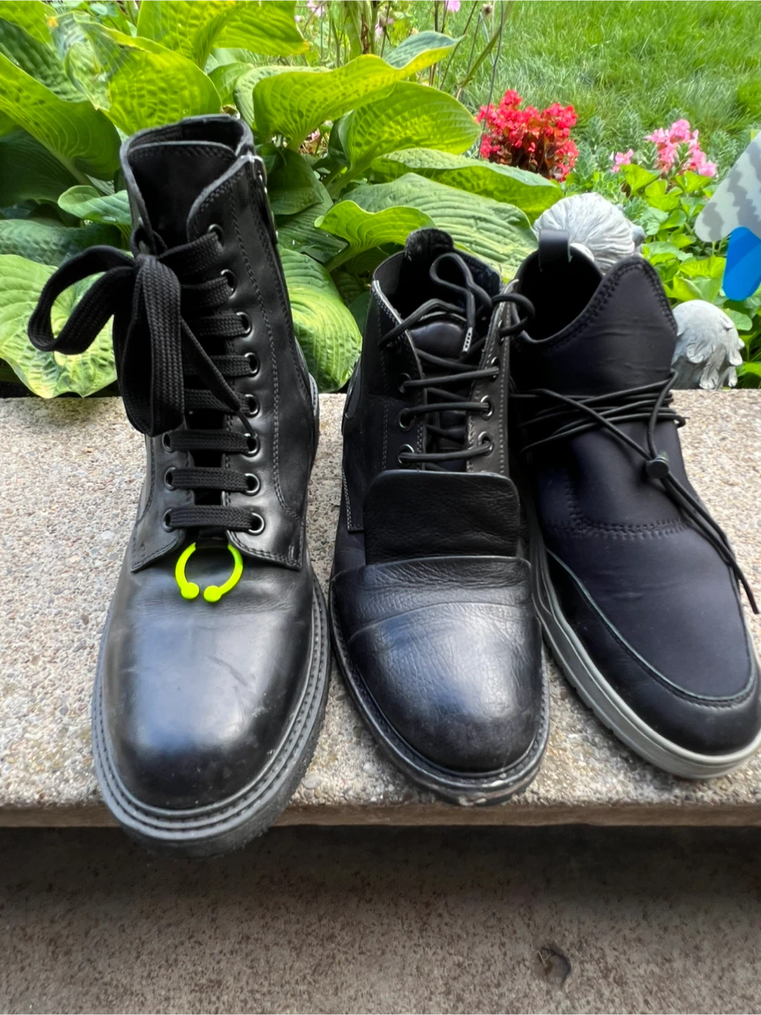 Assorted Black and White Footwear - photo 4