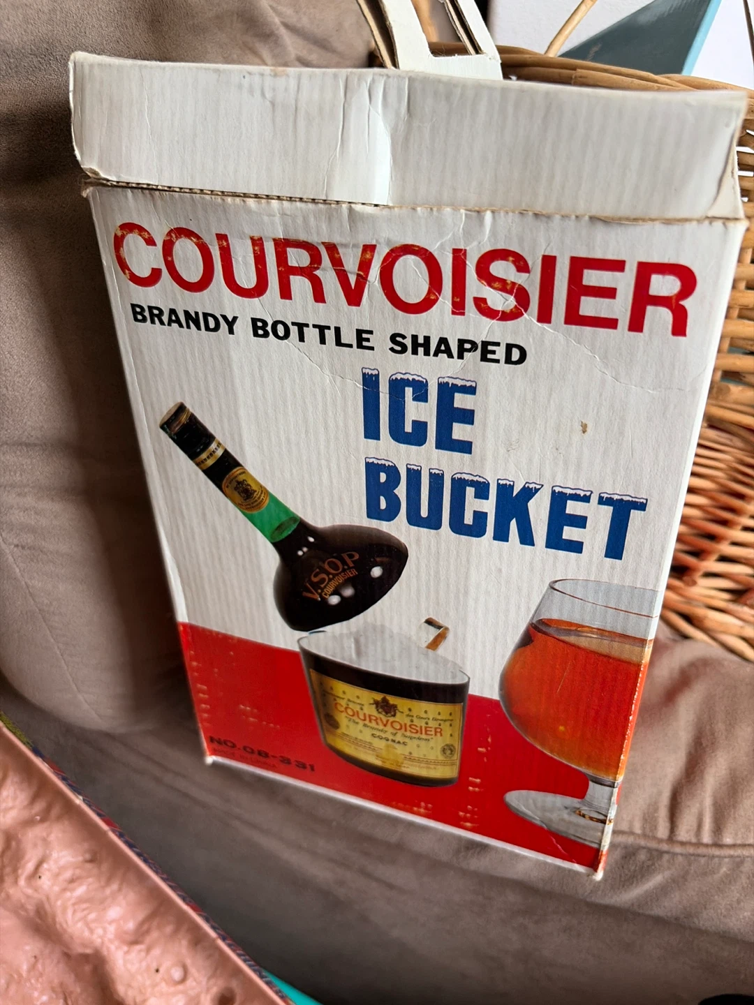Courvoisier Brandy Bottle Shaped Ice Bucket - photo 2