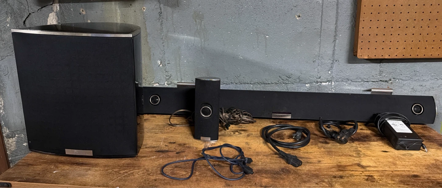 Harman Kardon Soundbar with Subwoofer and Accessories