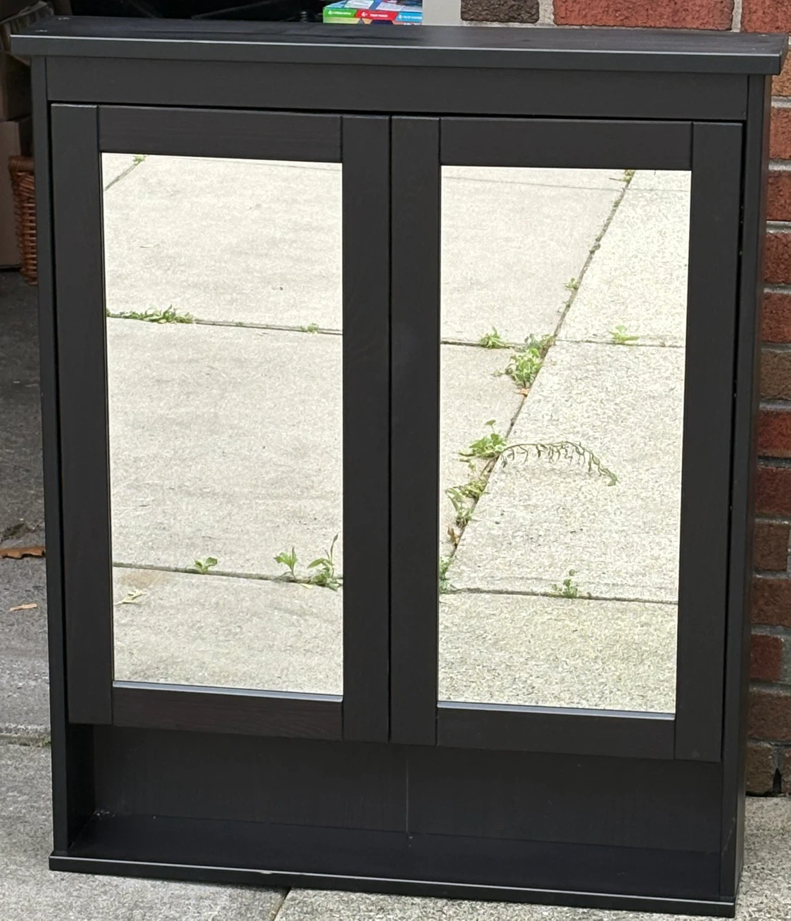 Black Double Door Medicine Cabinet - photo 3
