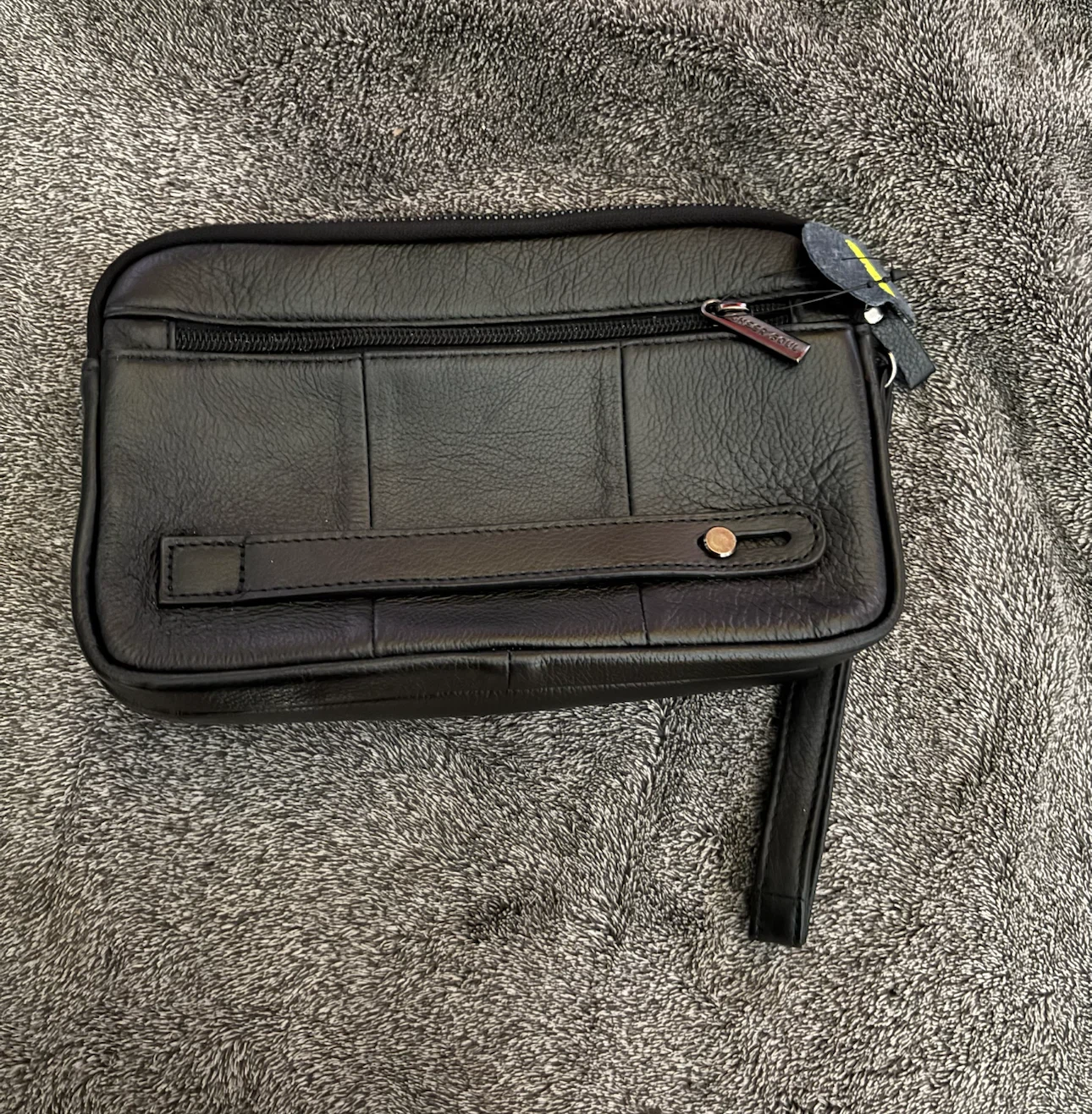 Xieben Leather Travel Wrist Clutch Purse