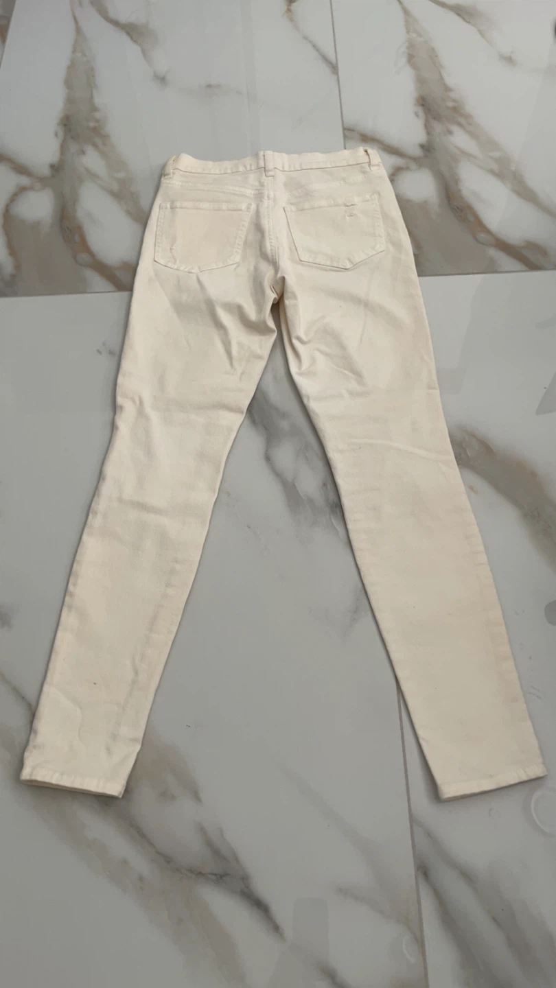 Dynamite Denim Off-White / Cream Skinny Jeans – Size 26 - photo 2