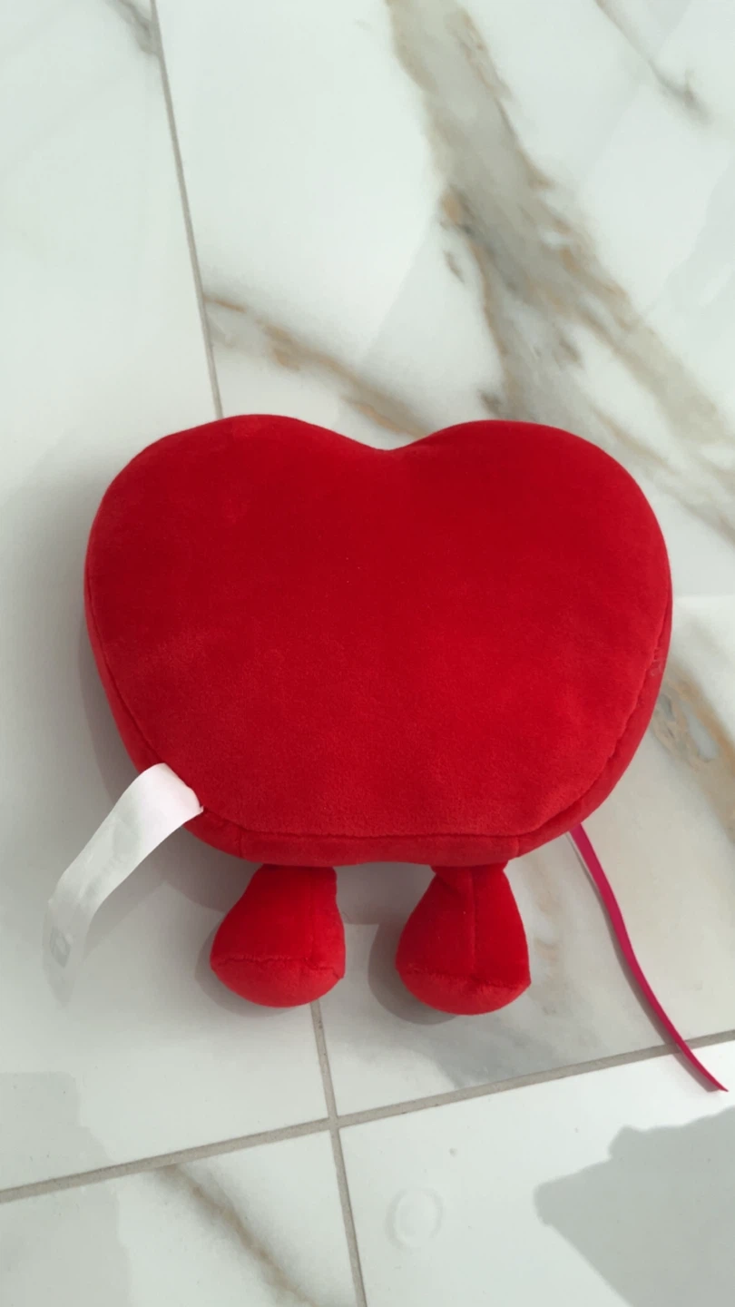 Red Heart Plush with "XOXO" Pink Balloon – Valentine / Decor - photo 2