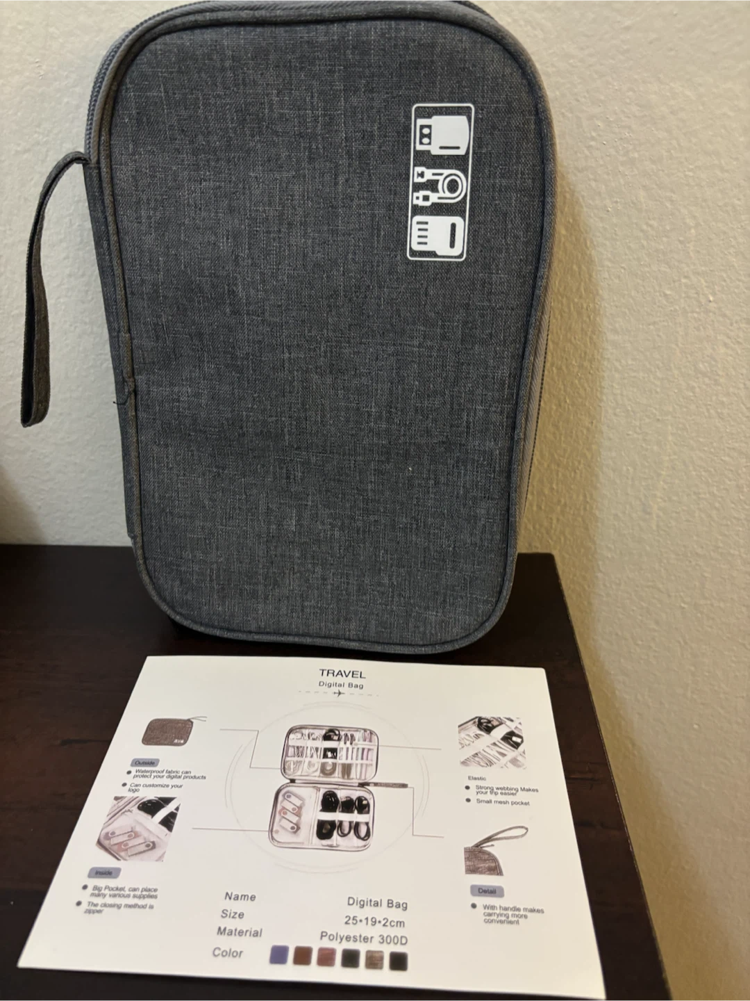 NEW-Travel Digital Bag Organizer