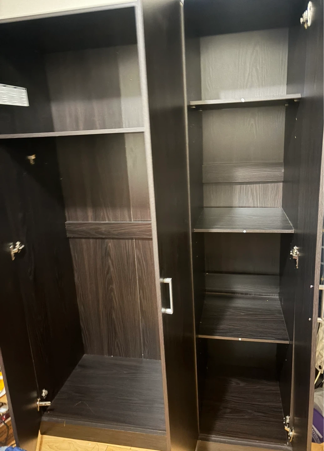 Dark Wood Wardrobe - photo 3