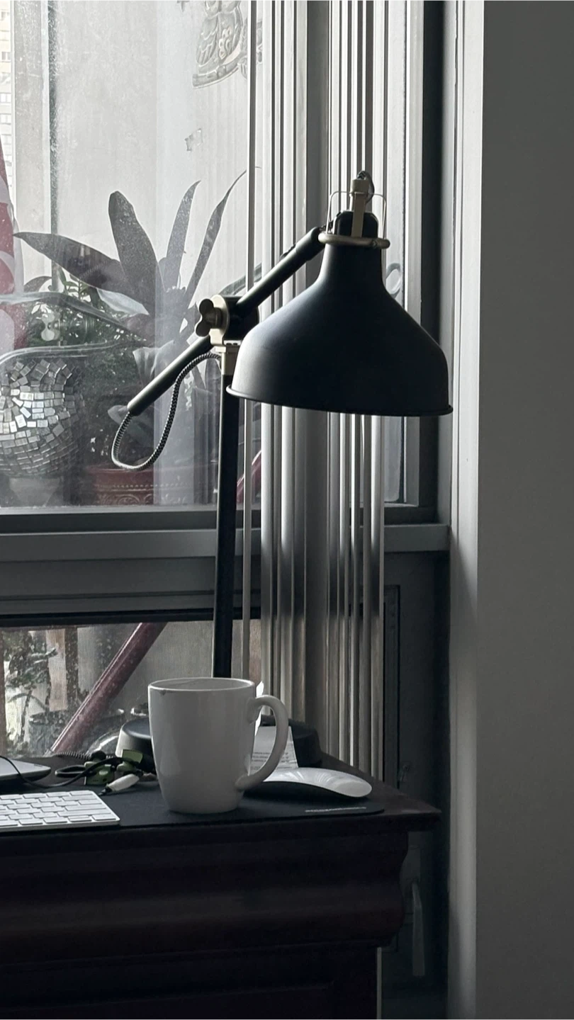 Black adjustable desk lamp set of 2 - photo 5
