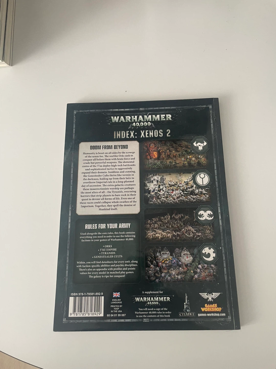 Warhammer 40,000 Index: Xenos 2 Rulebook - photo 2
