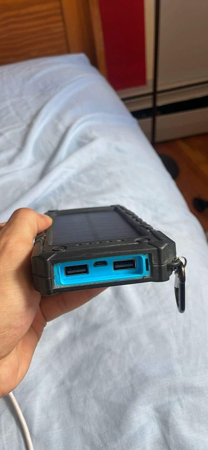 Solar powered portable charger. - photo 3