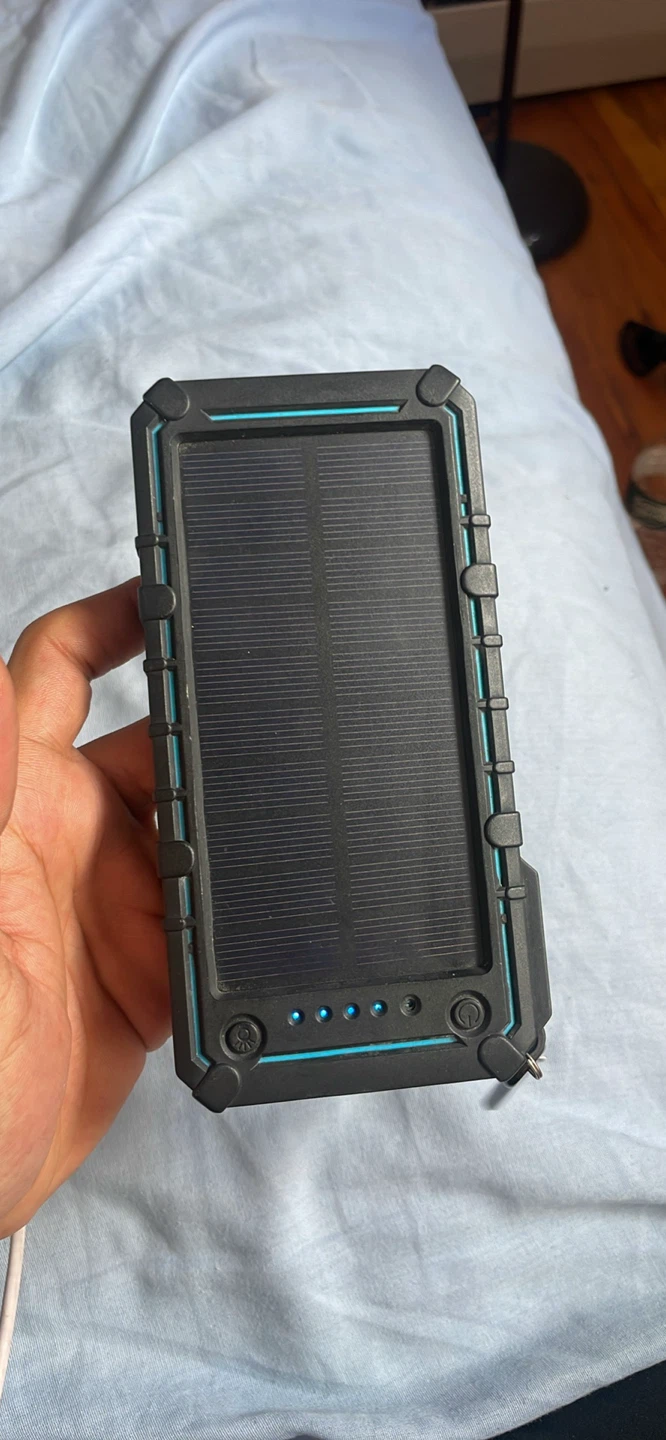 Solar powered portable charger. - photo 4