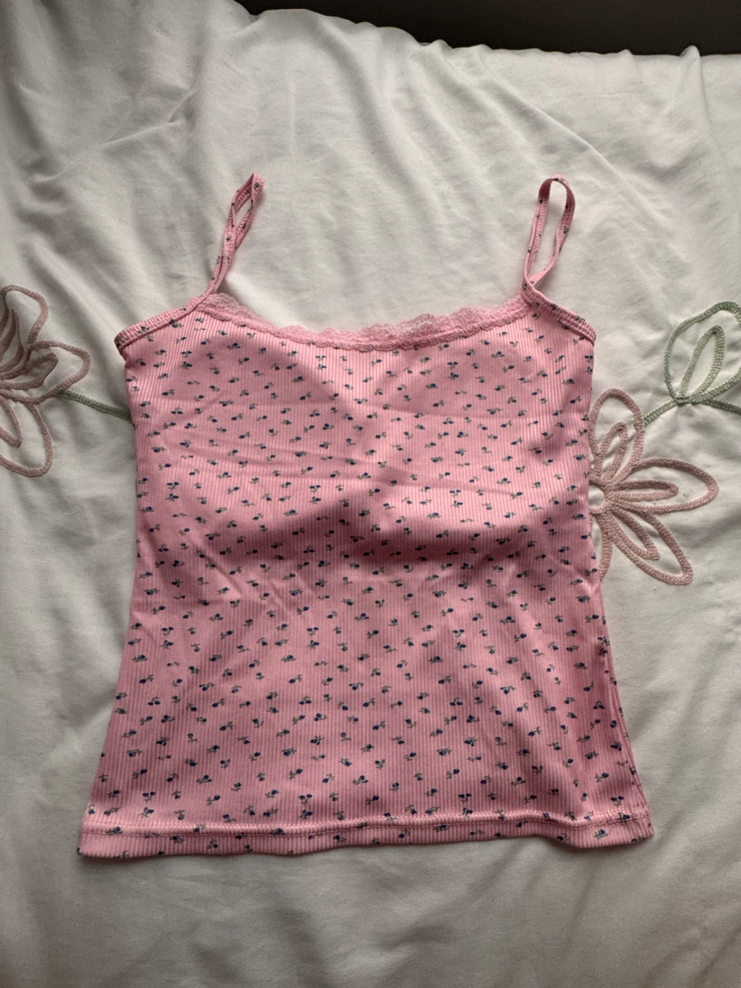 Pink Floral Camisole Top - photo 2