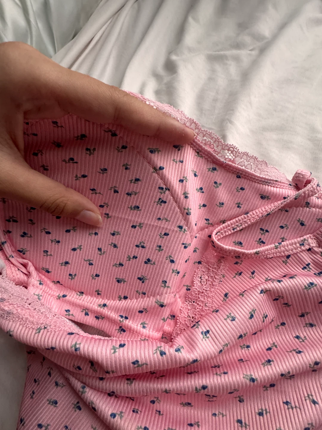 Pink Floral Camisole Top - photo 3