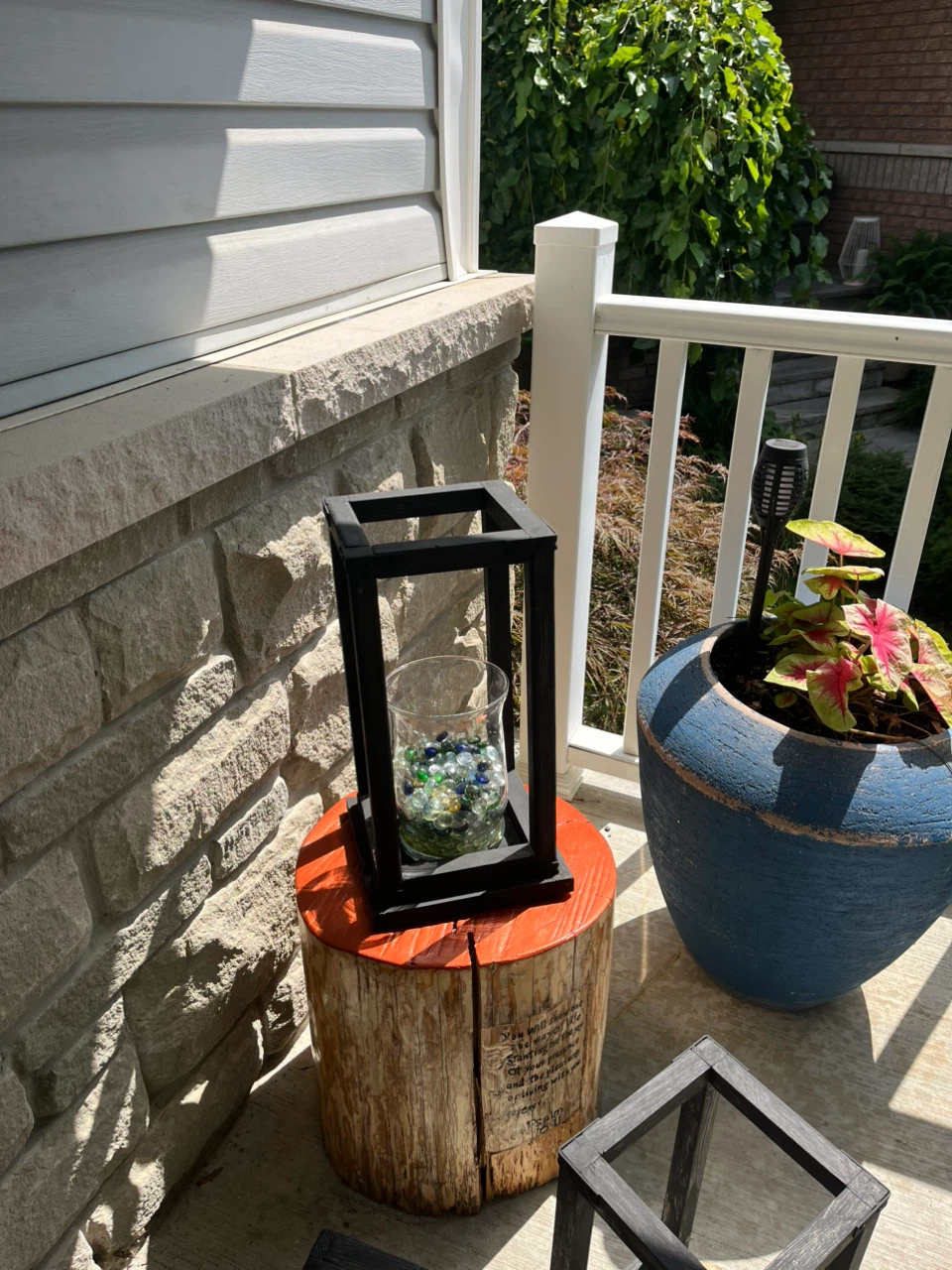 Handmade wood lanterns