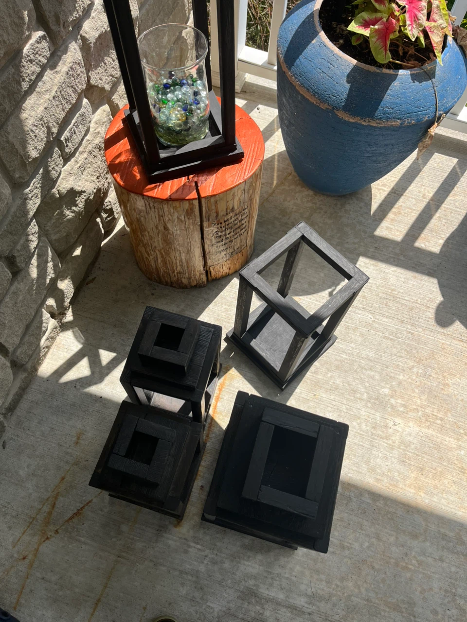 Handmade wood lanterns - photo 2