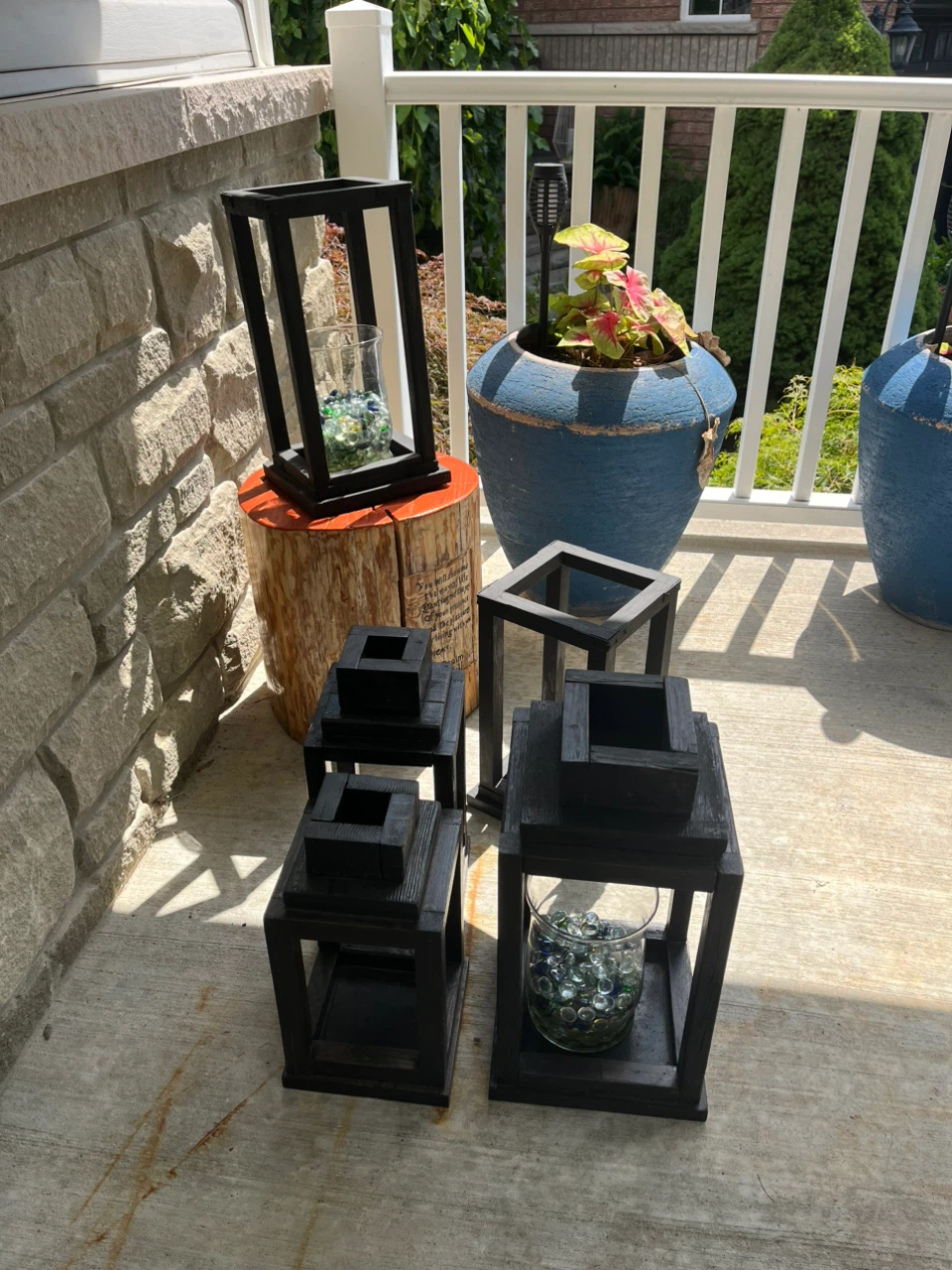 Handmade wood lanterns - photo 3