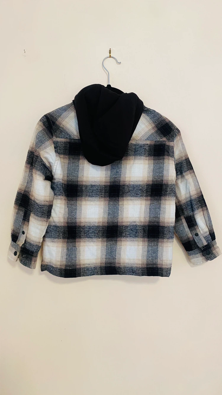 Zara boys quilted hooded flannel size 6/7 - photo 5