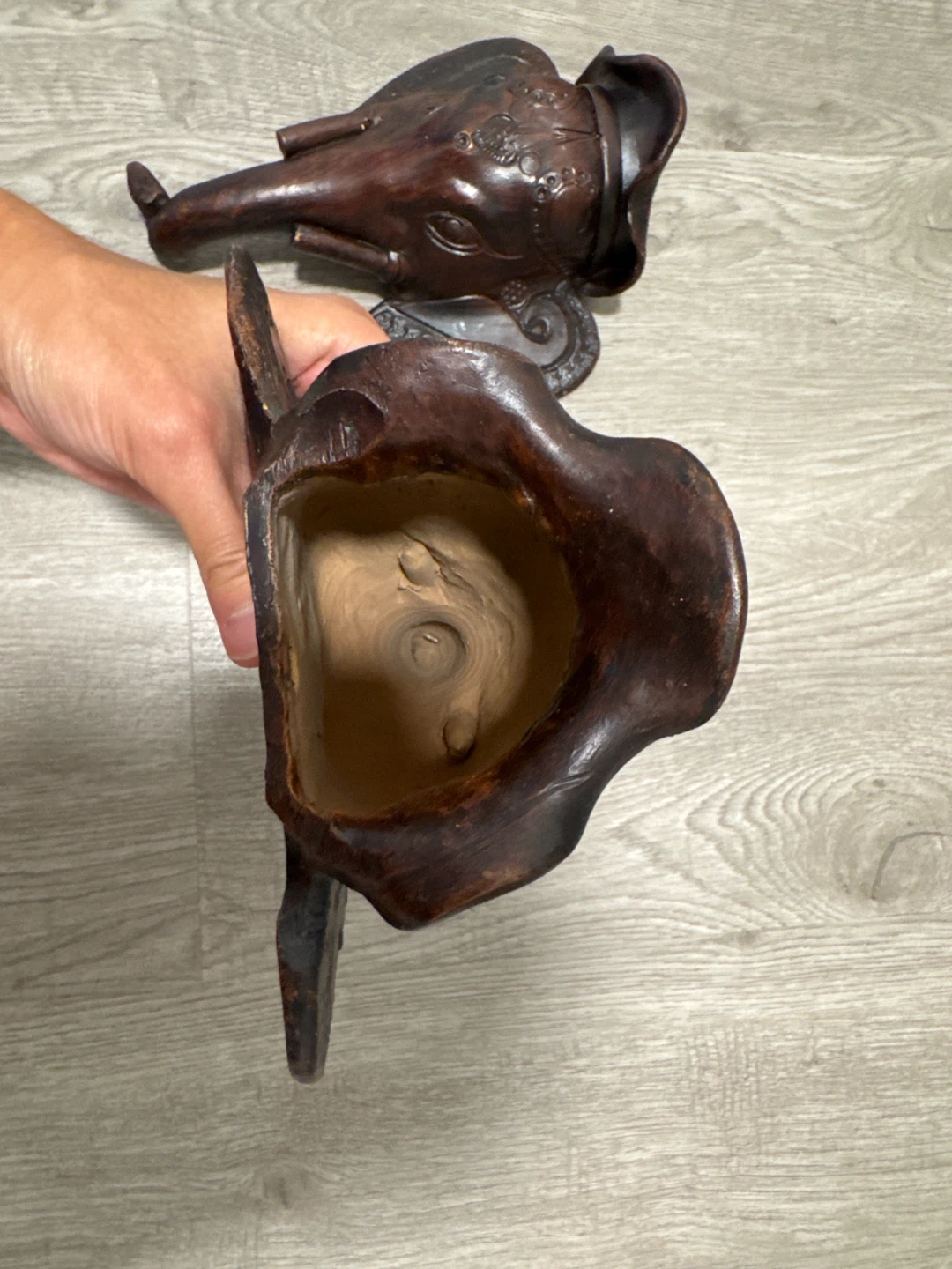 Vintage Elephant Head Wall Mounts - photo 3