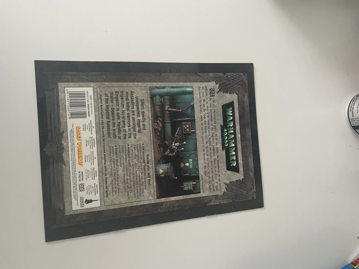 Warhammer 40,000 Codex Assassins Supplement - photo 2