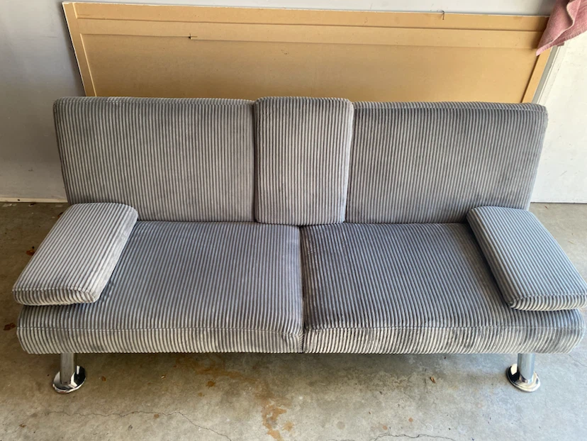 Grey Sofa with Cup Holders - photo 2