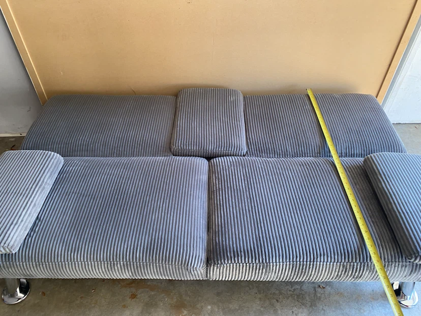 Grey Sofa with Cup Holders - photo 3