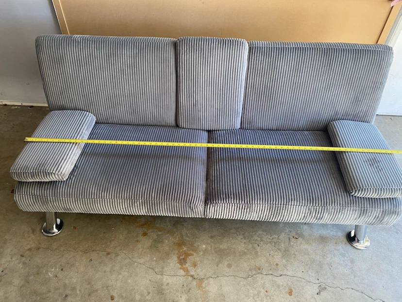 Grey Sofa with Cup Holders - photo 4
