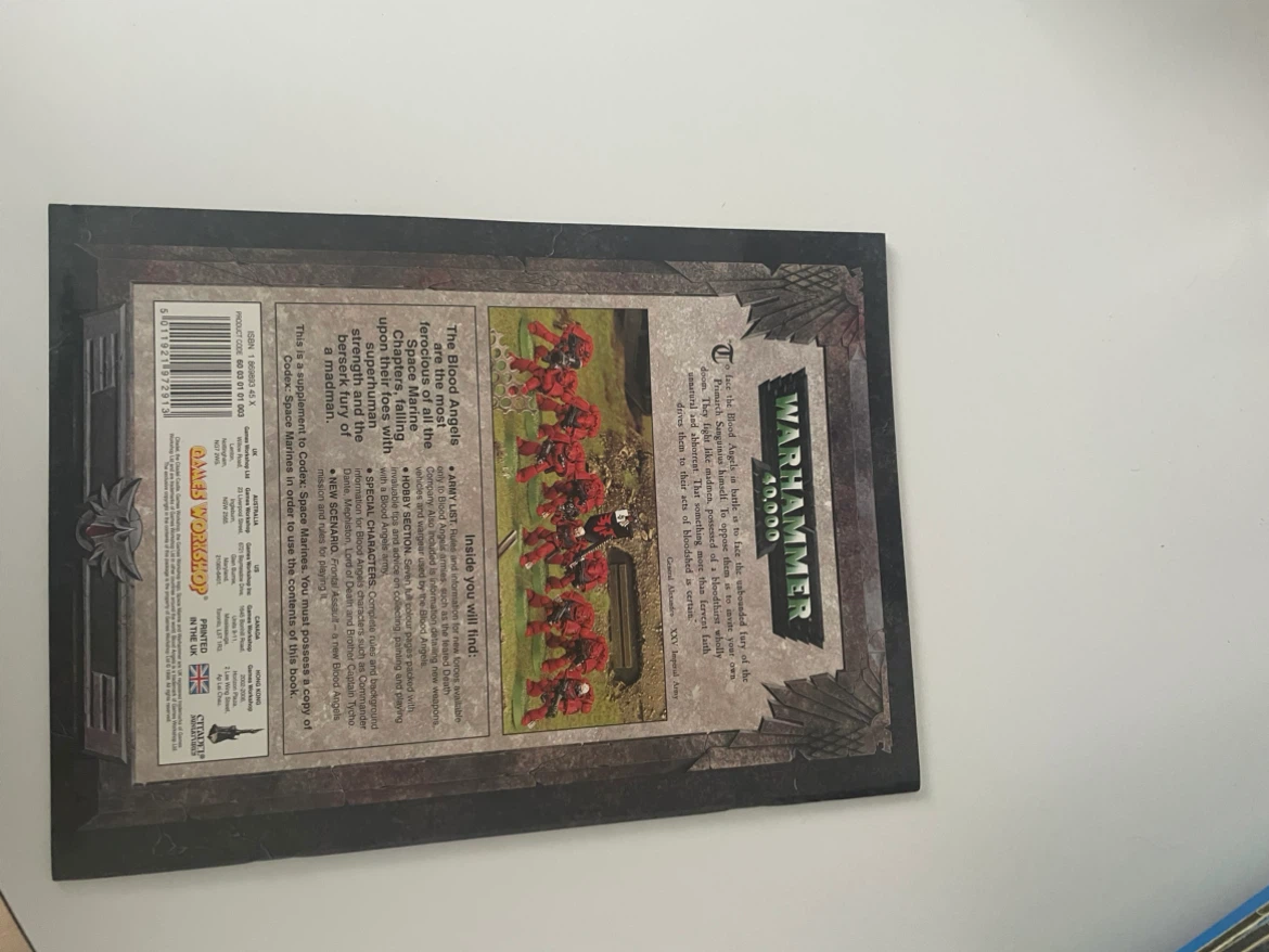 Warhammer 40,000 Blood Angels Codex Supplement - photo 2