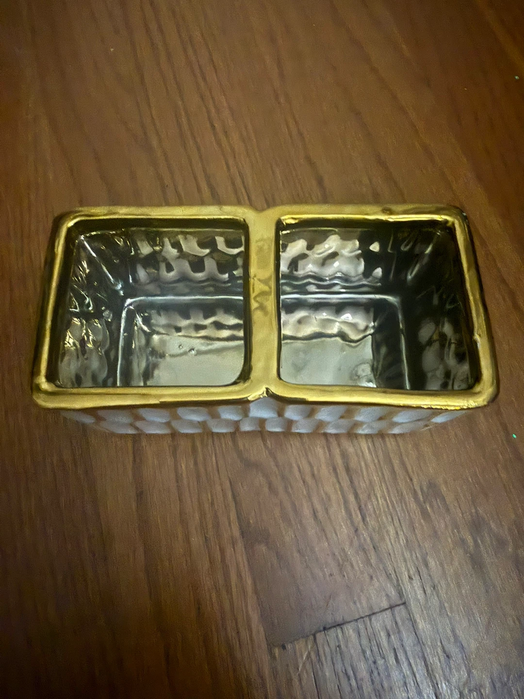 White and gold decorative piece - photo 2