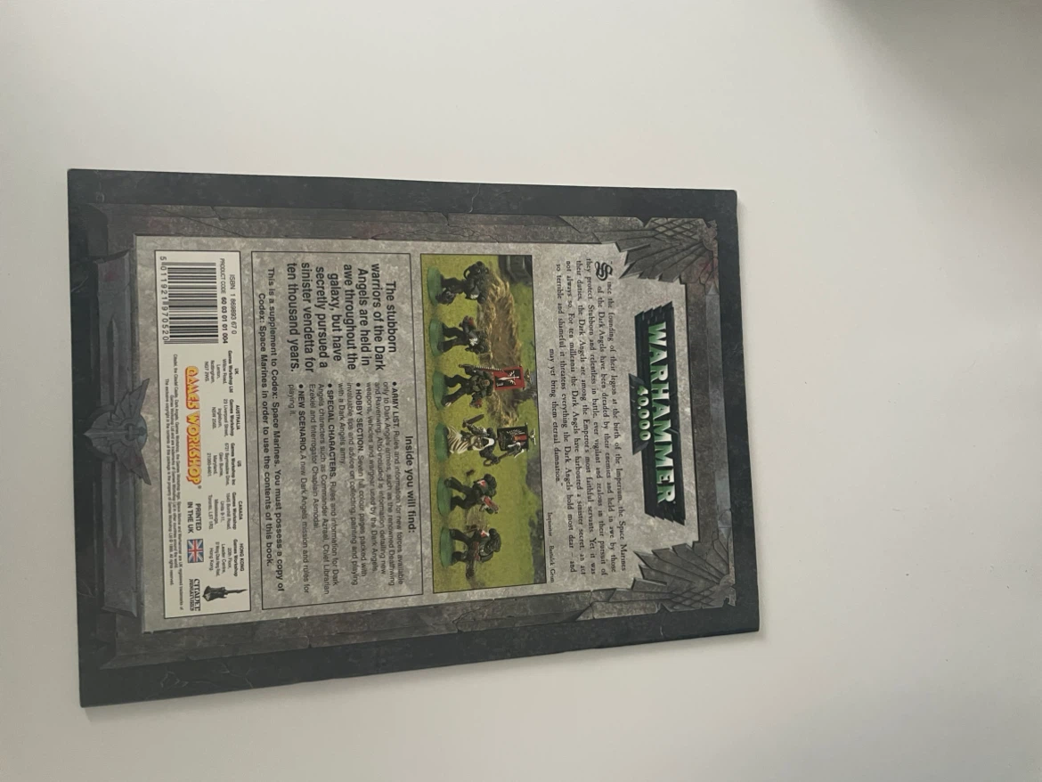Warhammer 40,000 Codex: Dark Angels Supplement - photo 2