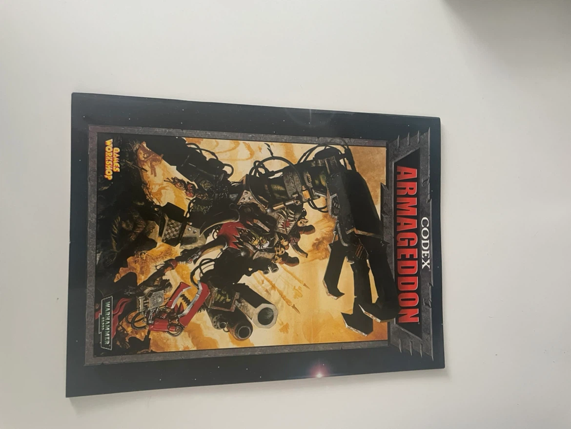 Games Workshop Codex: Armageddon Warhammer 40,000 Rulebook