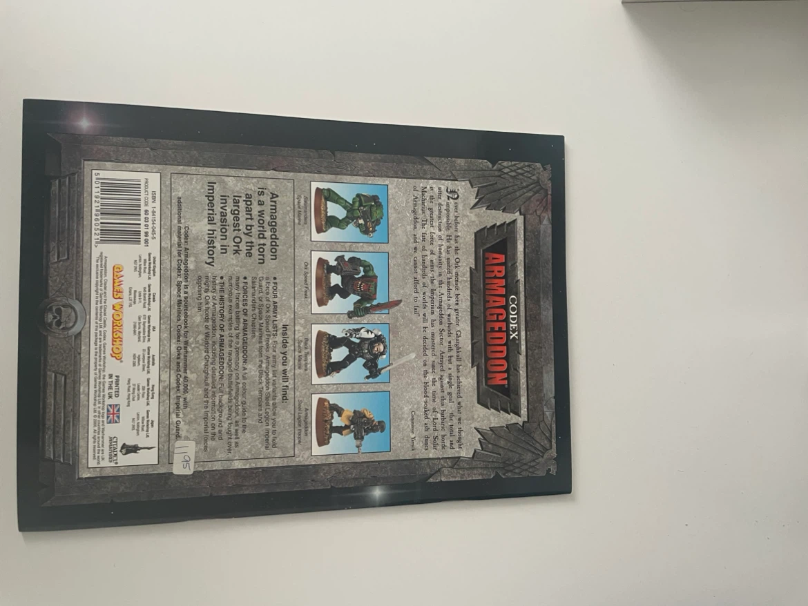 Games Workshop Codex: Armageddon Warhammer 40,000 Rulebook - photo 2