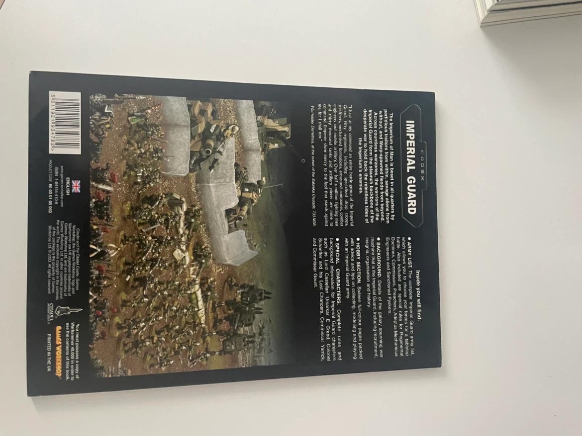 Warhammer 40,000 Imperial Guard Codex Book - photo 2