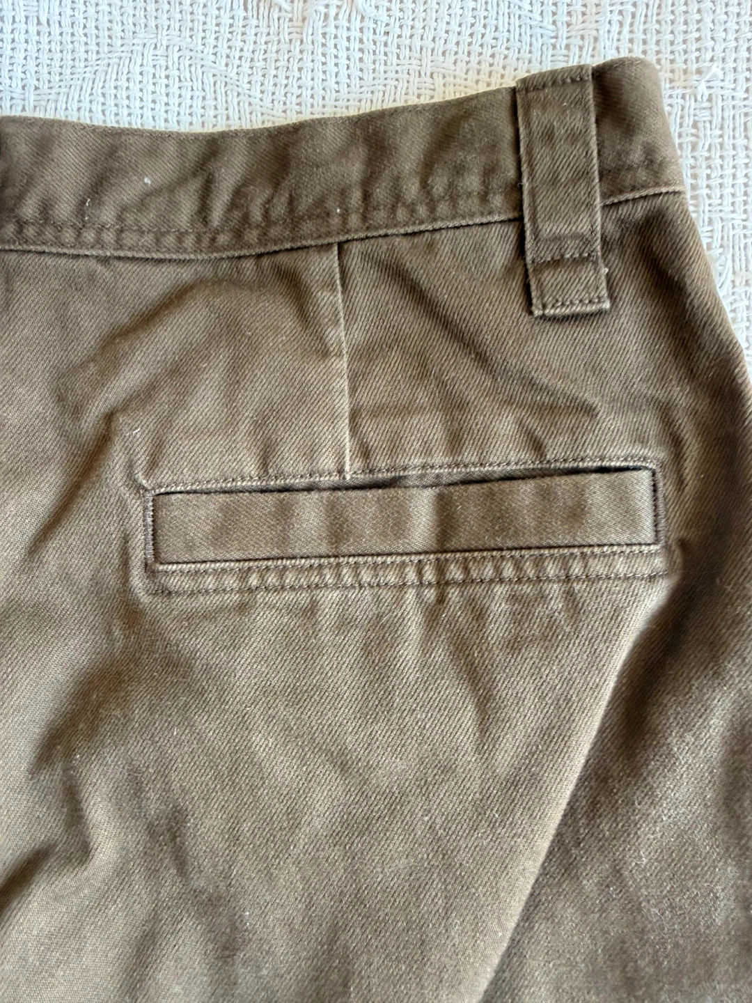 UNIQLO U Wide Fit Work Pants - Brown (17.5”W, 41.5”L) - photo 5