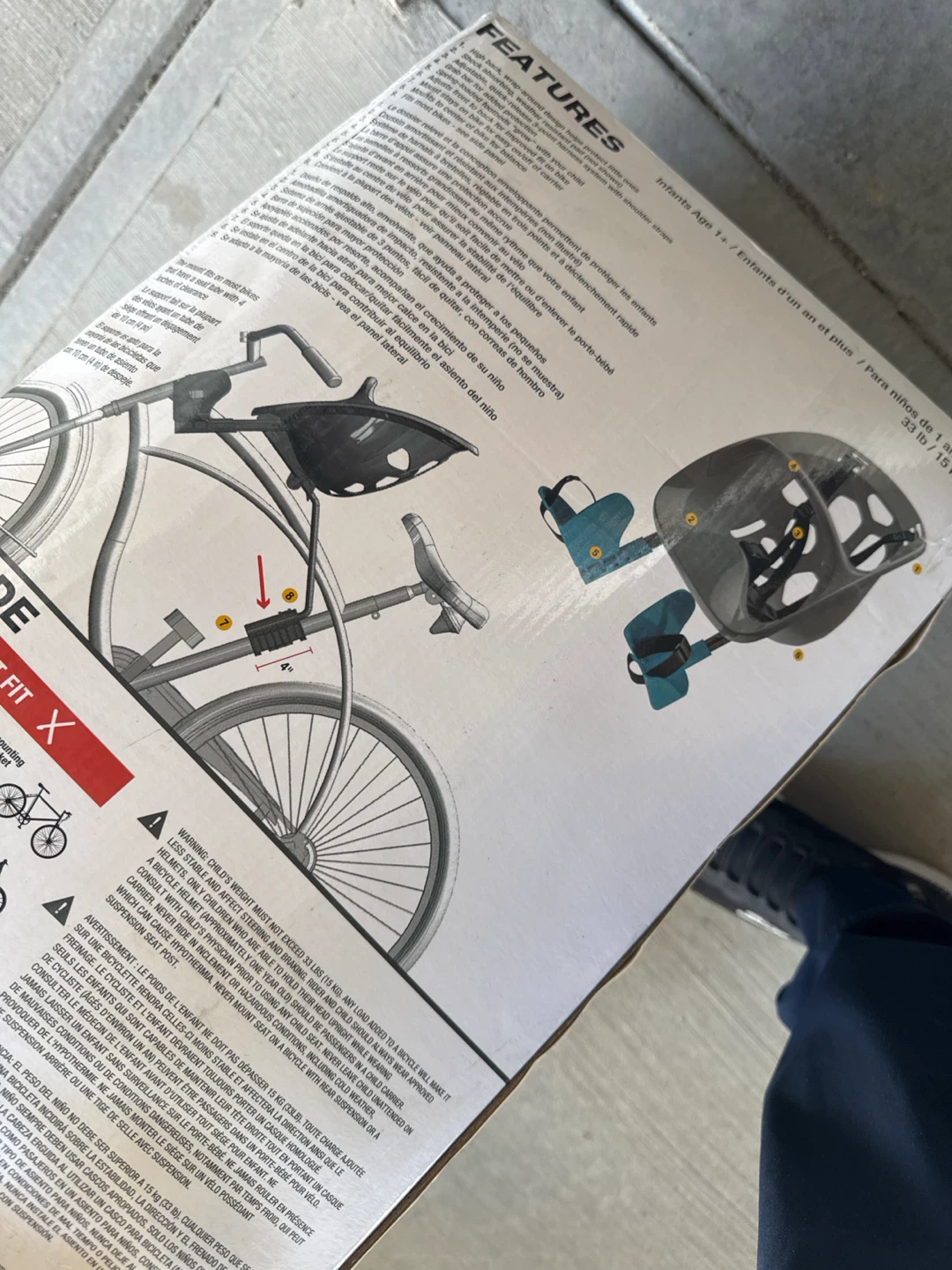 Bell Mini Shell Child Bike Seat