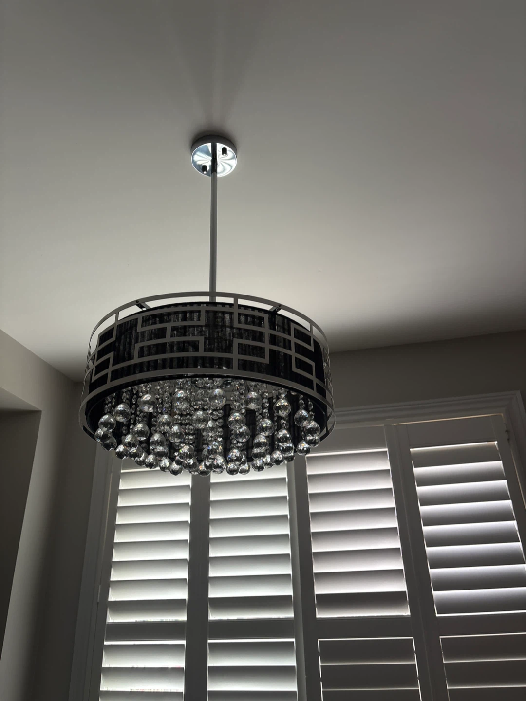 Crystal Drum Chandelier