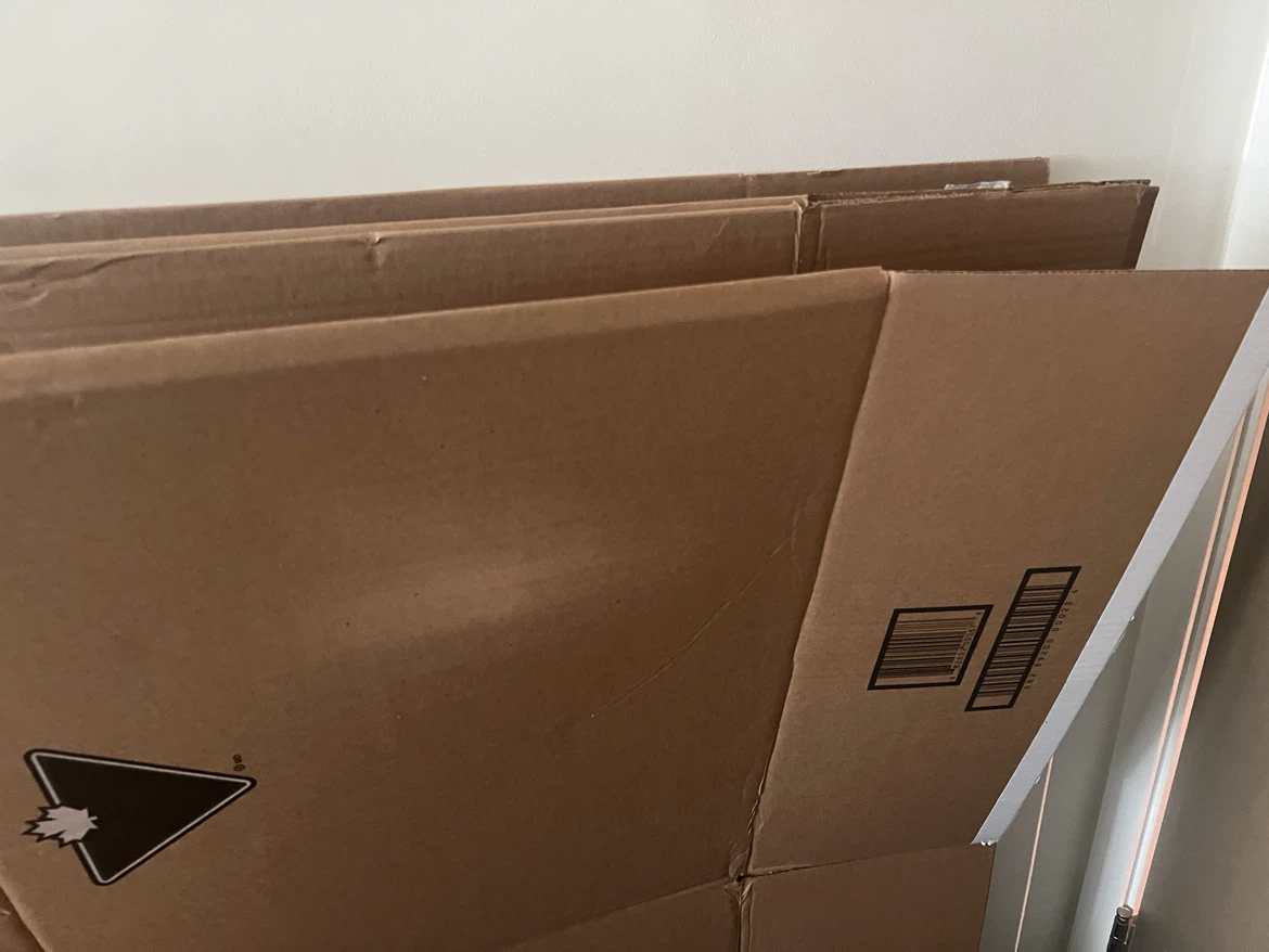 Bundle of Cardboard Moving Boxes