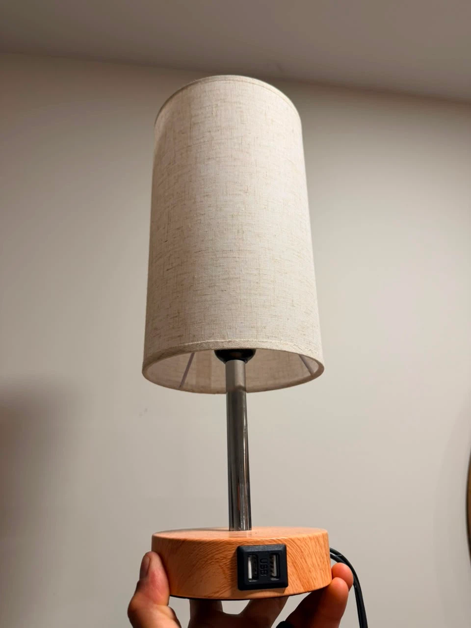 Table Lamp with USB Ports
