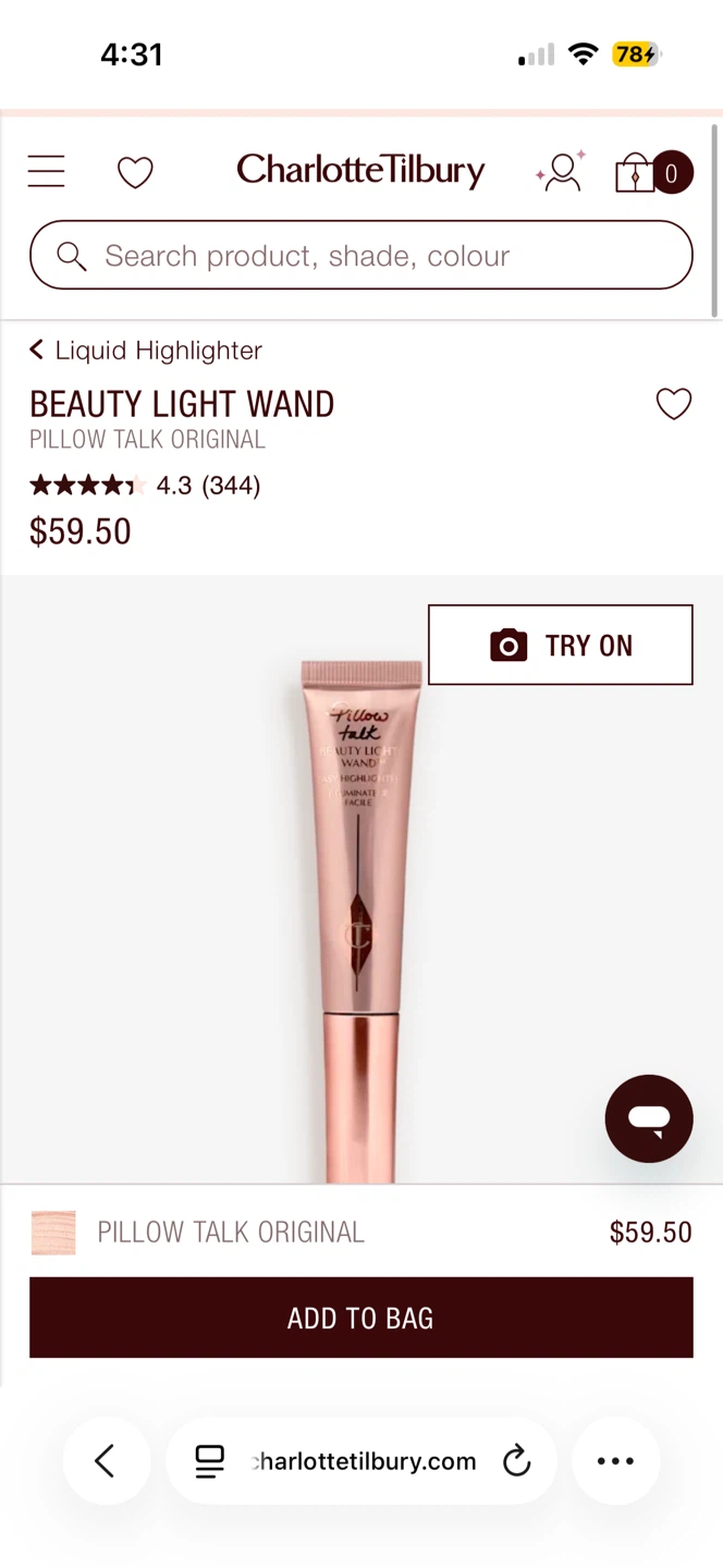 Charlotte Tilbury Pillow Talk Beauty Light Wand Highlighter - photo 3