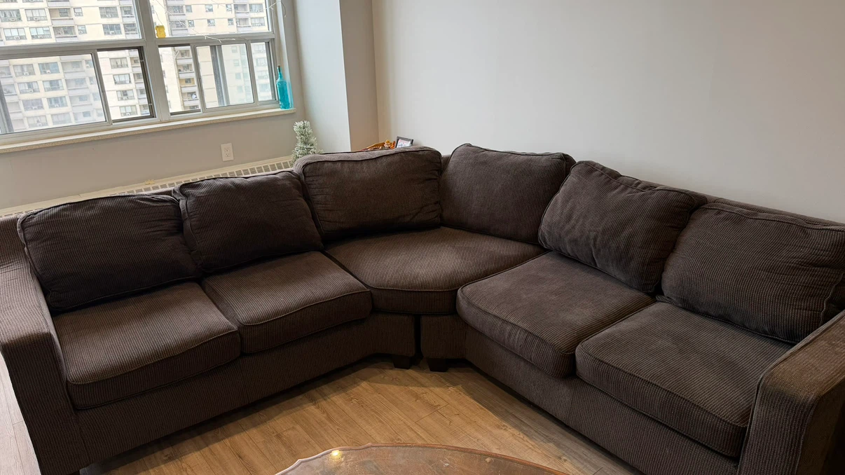 Corduroy Sectional Sofa