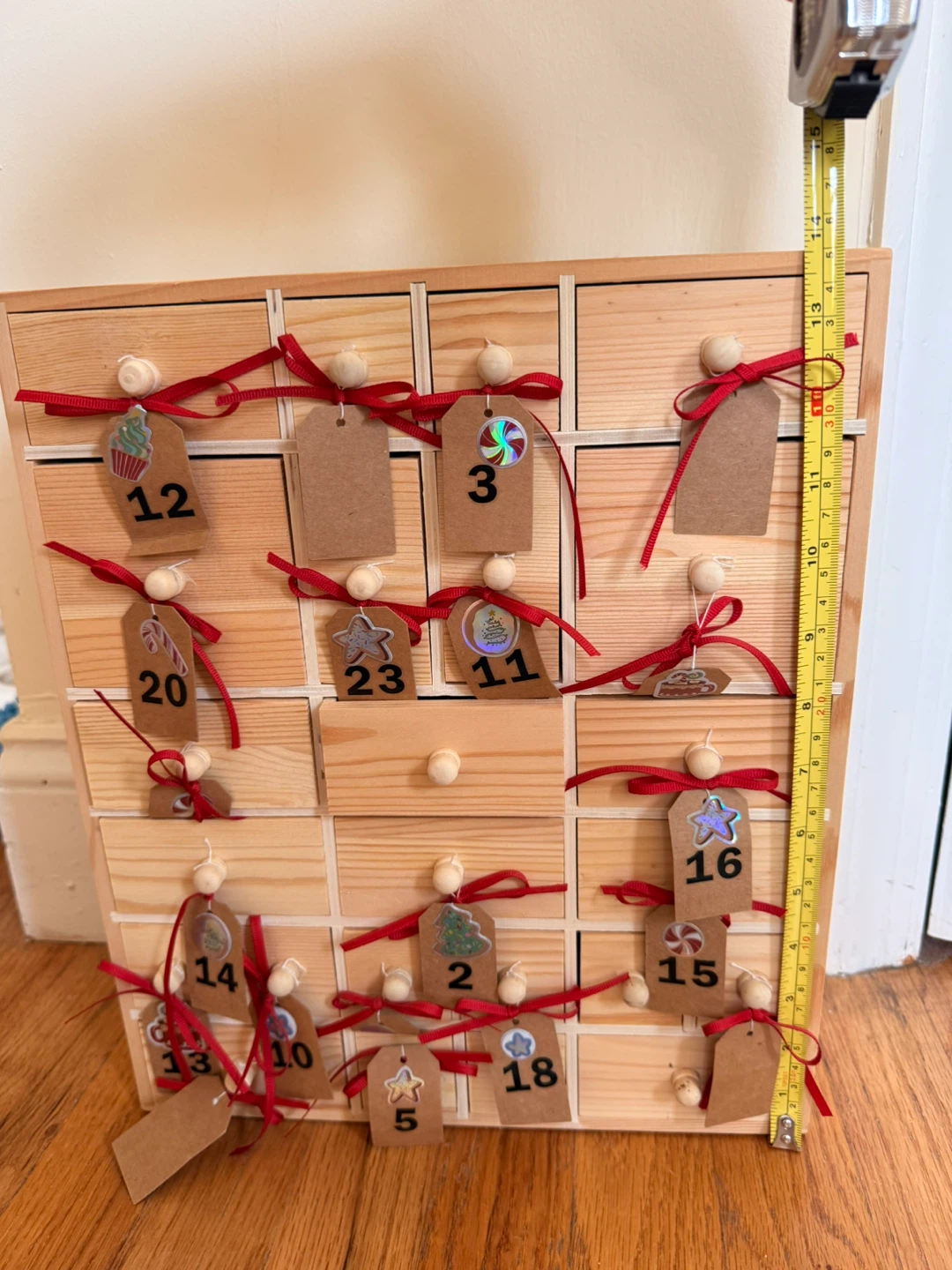 Wooden Advent Calendar with Drawers - photo 4