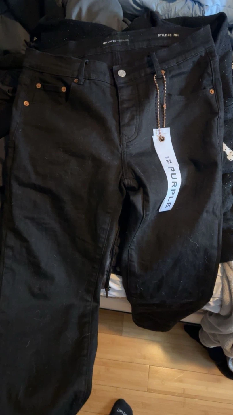 Purple Brand Black Jeans