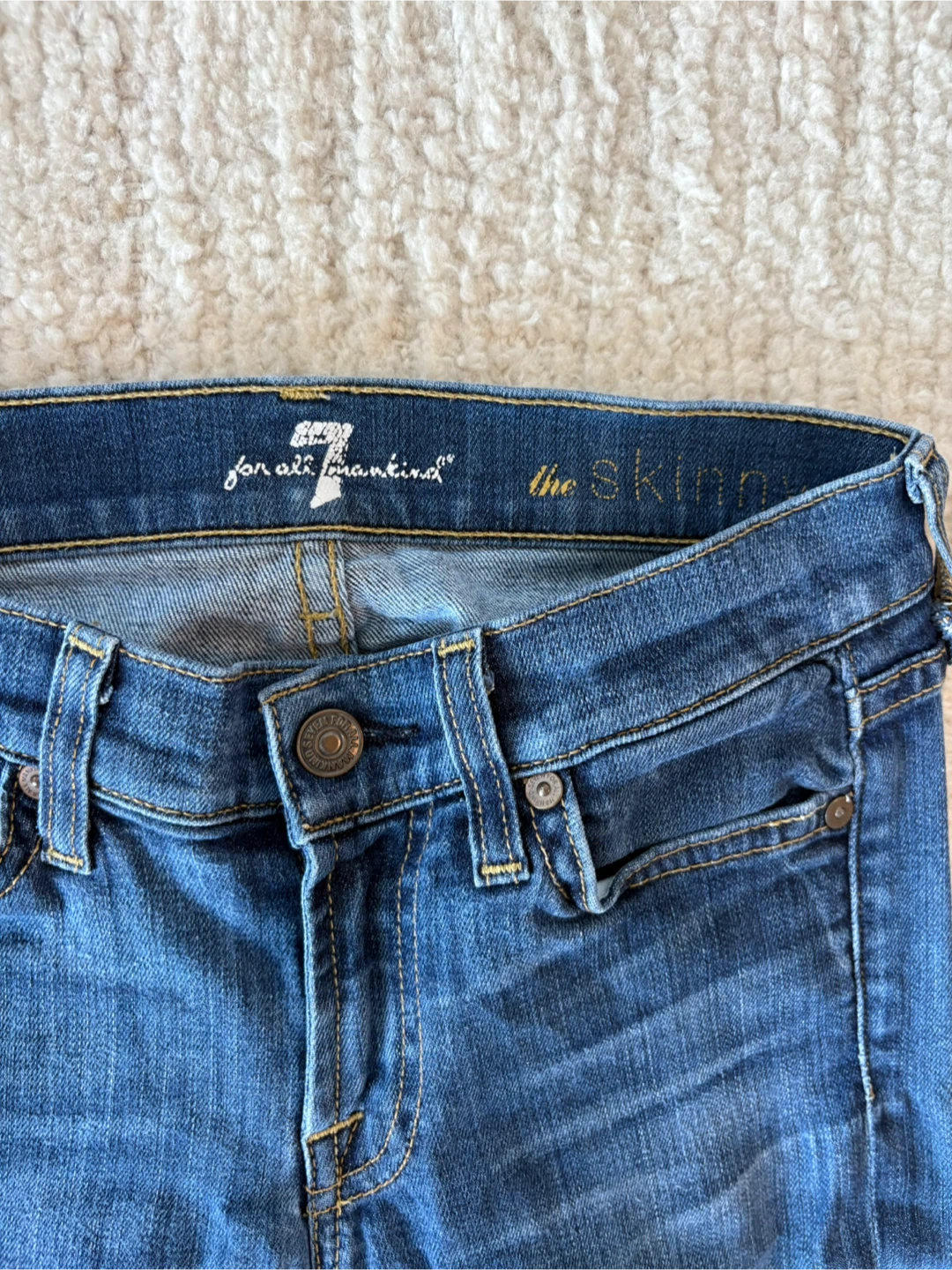 7 For All Mankind The Skinny Jeans - photo 2