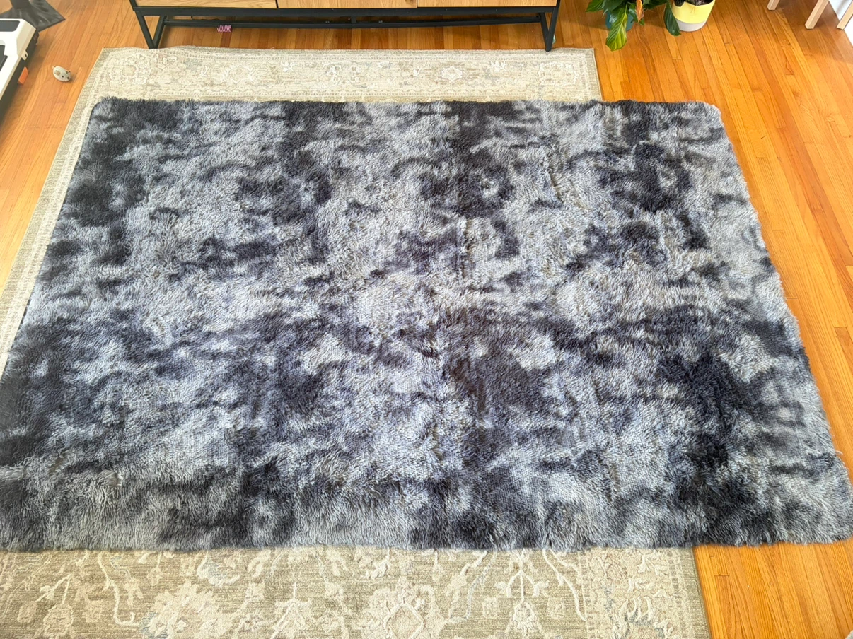 Shaggy Tie-Dye Area Rug - photo 3