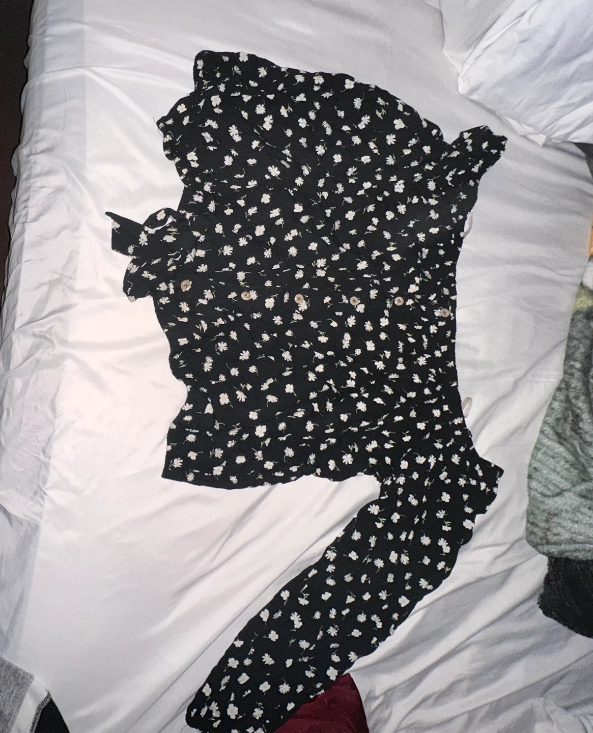 Rue+ Black Floral Off-Shoulder Top Size 4X - photo 4