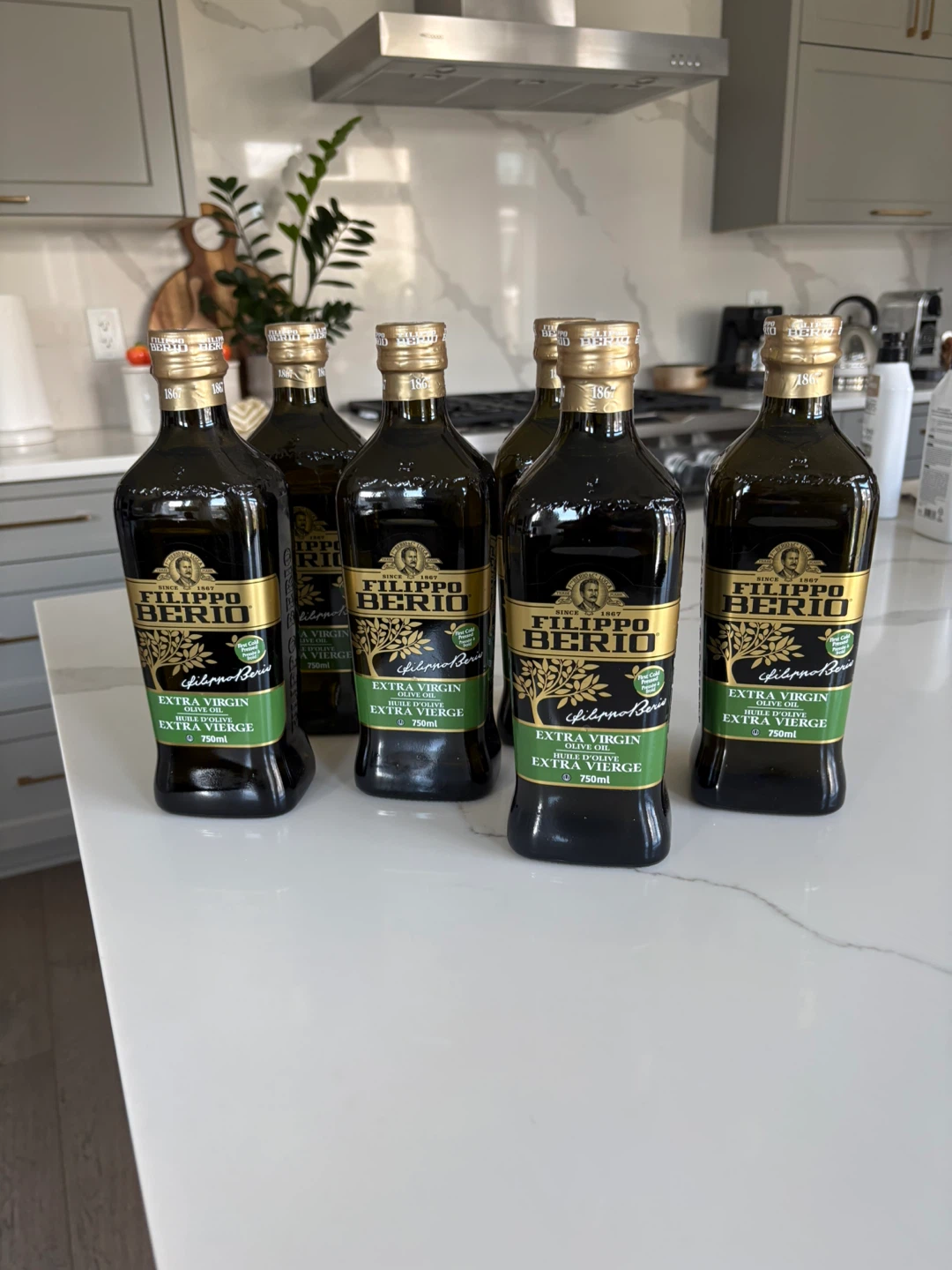 Filippo Berio Extra Virgin Olive Oil (750ml Bottles)