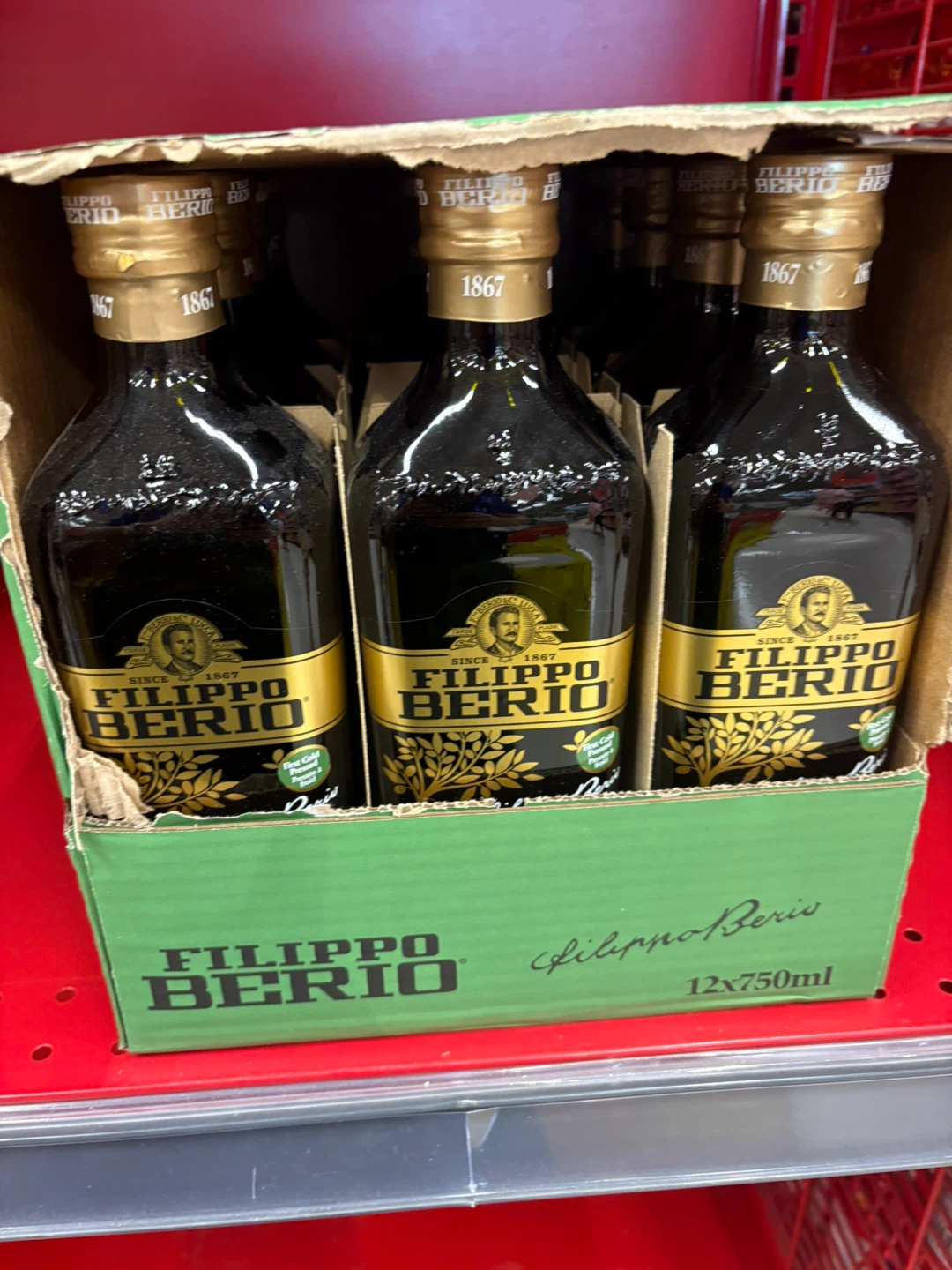 Filippo Berio Extra Virgin Olive Oil (750ml Bottles) - photo 2